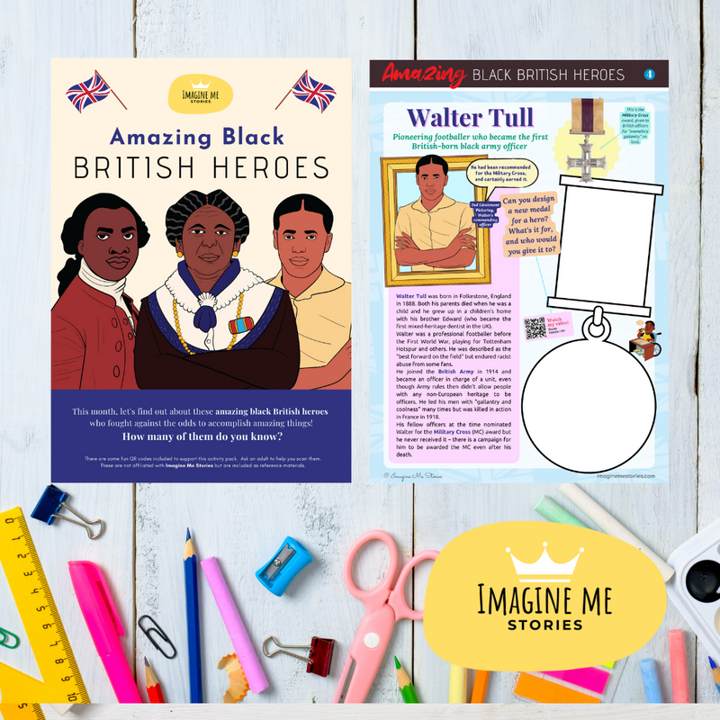 Amazing Black British Heroes Activity Pack Updated (Physical Copy)