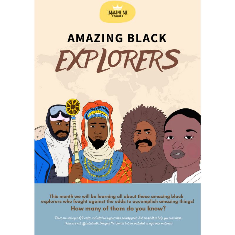 DIGITAL FILE: Amazing Black Explorers Activity Pack