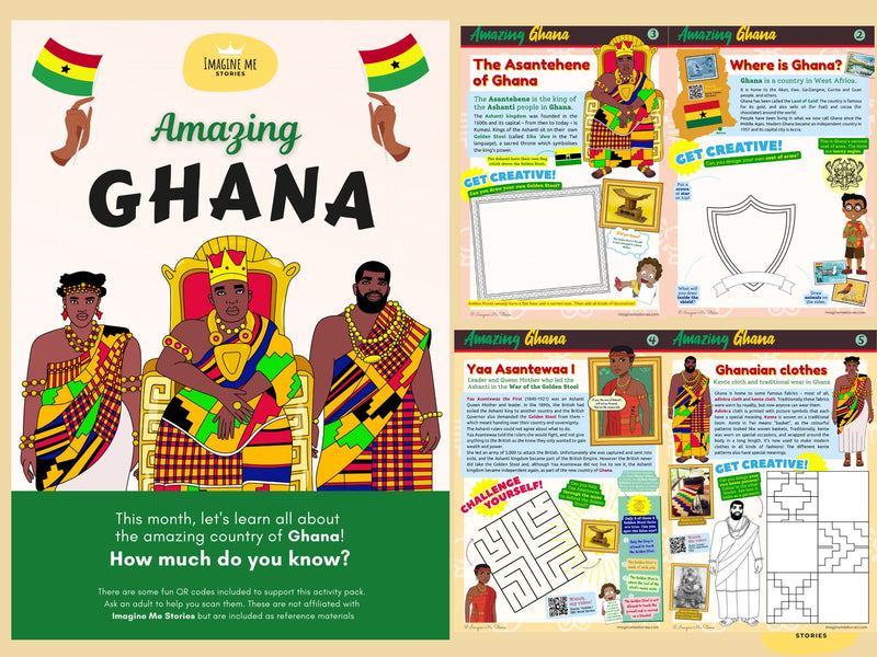 DIGITAL FILE - Amazing Ghana Activity Pack