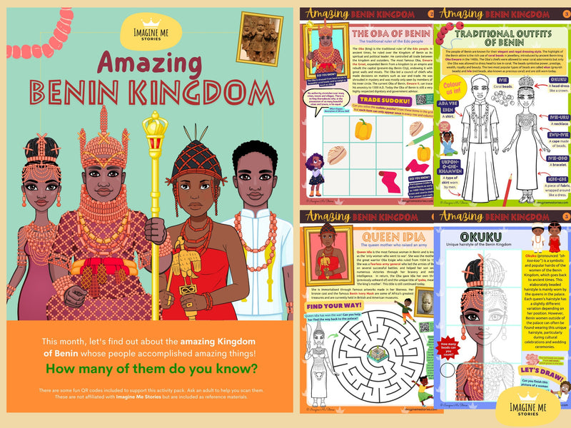 DIGITAL FILE - Amazing Benin Kingdom Activity Pack